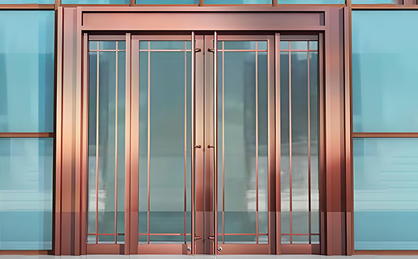 宁县玻璃地弹门