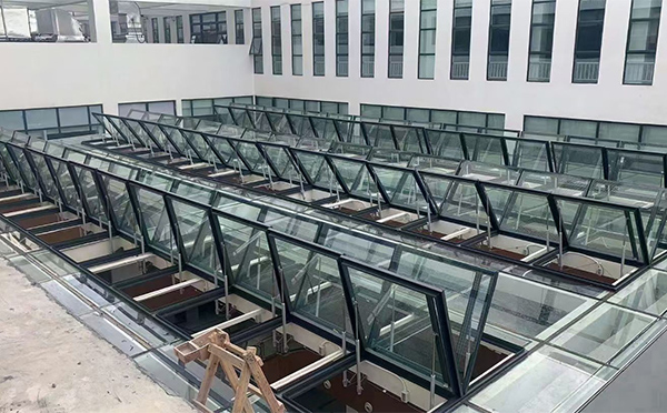 百安科技有限公司近期宁县排烟窗项目案例分享